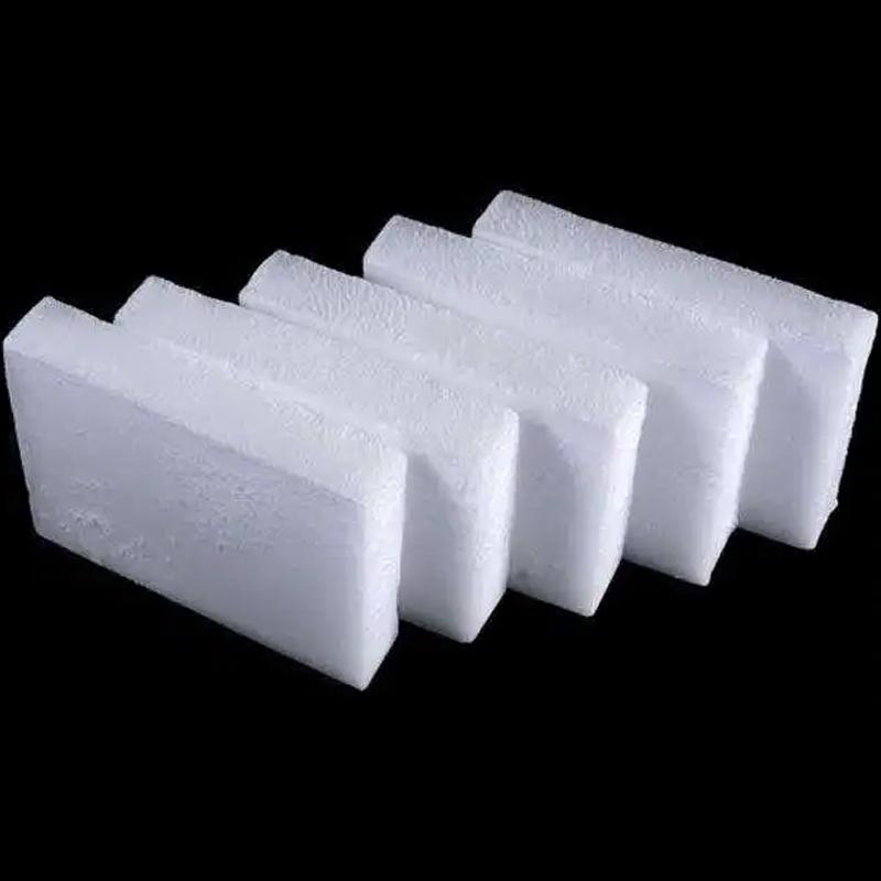 Various types of block dry ice